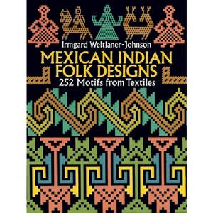 Mexican Indian Folk Designs - (Dover Pictorial Archive) by  Irmgard Weitlaner-Johnson (Paperback) - 1 of 1