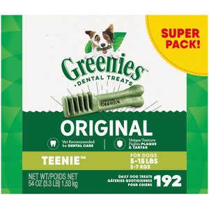 Greenies Teenie Chewy Dental Dog Treats Original Chicken - 1 of 4