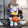 Gemmy Bluey in Vampire Costume Halloween Greeter, Multi - 2 of 3