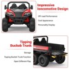 Garvee 24V 4WD 6-Wheel Ride On Dump Truck for Kids, 2-Seater Electric Truck with Remote Control, Motorized Dump Bed, Shovel, LED Lights & Music - 4 of 4