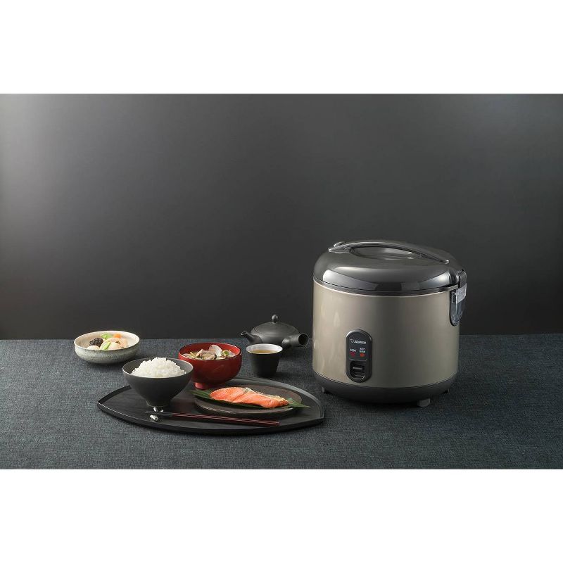Zojirushi 10-Cup Automatic Rice Cooker &#38; Warmer - Gray, 3 of 11
