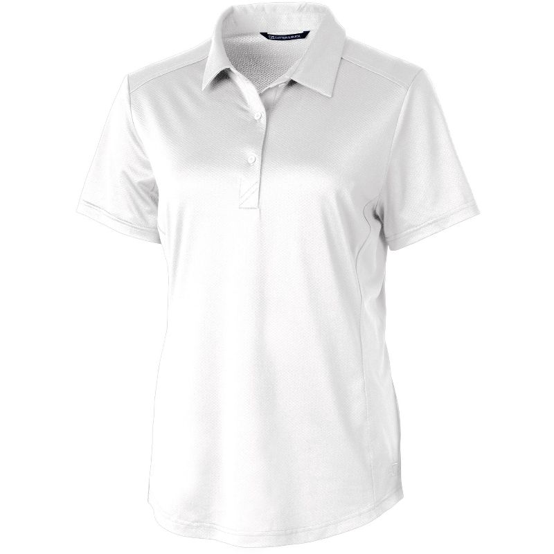 Cutter & Buck Prospect Textured Stretch Womens Short Sleeve Polo Shirt, 1 of 3