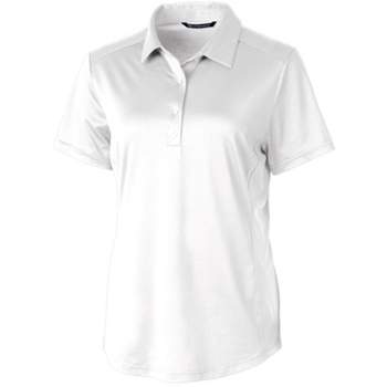 Cutter & Buck Prospect Textured Stretch Womens Short Sleeve Polo Shirt