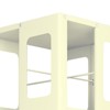 Sapphtopaz 4-Tier Rotating Storage Rack with 360° Wheels All-Steel Versatile Display Shelf Utility Spacious Bookshelf for Living Room, Bedroom - 4 of 4