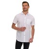 Canada Weather Gear Men’s Seersucker Button-Down Shirt – Short Sleeve Solid Textured Short Sleeve Shirt with Chest Pocket - 4 of 4