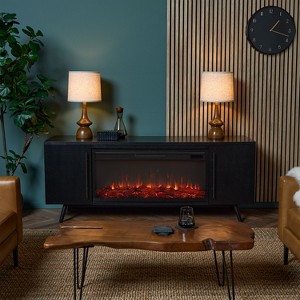 Morris 72" Landscape Electric Fireplace TV Stand by Real Flame - 1 of 4