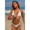 Moda Minx Scrunch 'Coconut' Triangle Bikini Top - 3 of 4