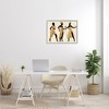 Stupell Industries Powerful Women Dancing Person Glam Fashion Black Beige Framed Giclee Art, Gray, 30" x 24" - 3 of 4