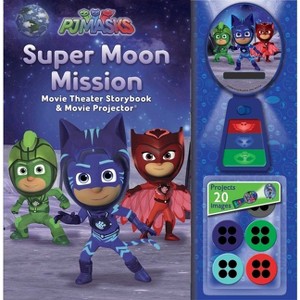 Pj Masks: Super Moon Mission Movie Theater Storybook & Movie Projector - (Hardcover) - 1 of 1