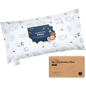 KeaBabies Buddy Toddler Pillow with Pillowcase, 10x18 Buddy Pillow for Toddler, Soft Kids Pillow for Sleeping, Travel, Age 2-5 - 1 of 4