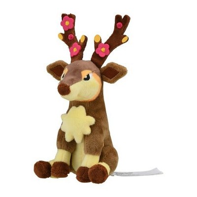 Pokemon Center: Sitting Cuties: Sawsbuck Spring Plush # 586 -  Generation 5 - 6 In