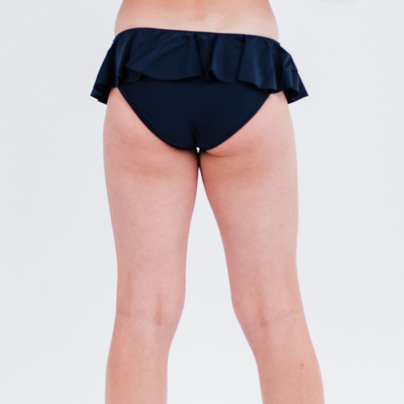 Calypsa Girl's Ruffled Bikini Bottom, 3 of 4