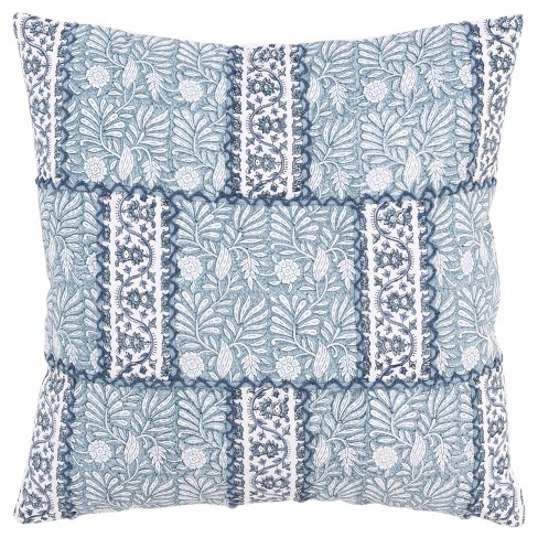 Light blue boho discount pillow