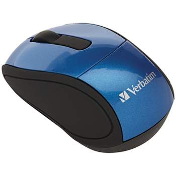 Verbatim® Cordless Optical Computer Mouse, Mini Travel, 3 Buttons, 2.4 GHz