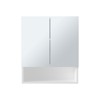 SEVOBAL Bathroom Storage Cabinets 23in Double Door Medicine Cabinets with Adjustable Shelves for Bathroom, White, 24.8"*28.35"*4.3" - 4 of 4