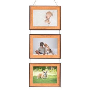 REGALWOVEN Hanging Collage Wall Decor Family Picture Photo Frames with Rope - 1 of 4