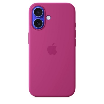 Apple iPhone 16 Silicone Case with MagSafe - Fuchsia