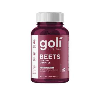 Goli Nutrition Beets Cardio Vegan Vitamin Gummies - 60ct
