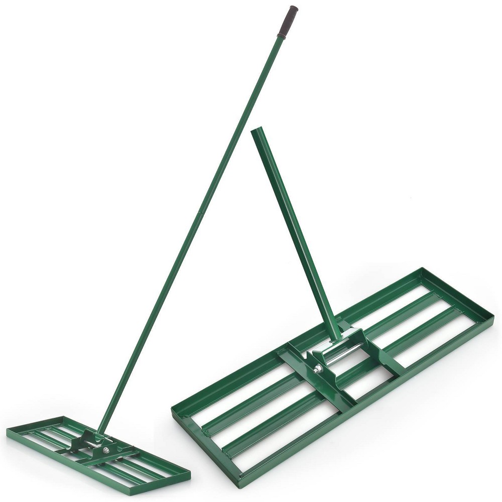 Photos - Garden & Outdoor Decoration WELLFOR 30" Metal Ergonomic Lawn Leveling Hand Rake