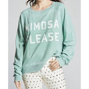 Women's Mimosa Please Sweatshirt - Recycled Karma - 1 of 3