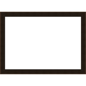 Amanti Art Espresso Brown Framed Dry Erase Magnetic Board - 1 of 4