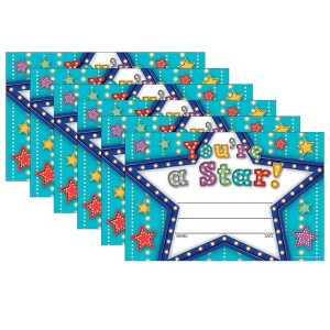Teacher Created Resources® Marquee You're a Star Awards, 25 Per Pack, 6 Packs - 1 of 4