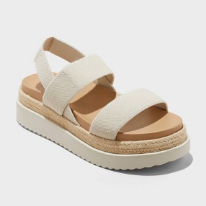 Women's Elliot Stretch Strappy Platform Sandals - Wild Fable™ - 1 of 4
