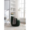 COWLOWN Beige Swivel Accent Armchair, Rotating Barrel Chair with Ergonomic Support - 2 of 4