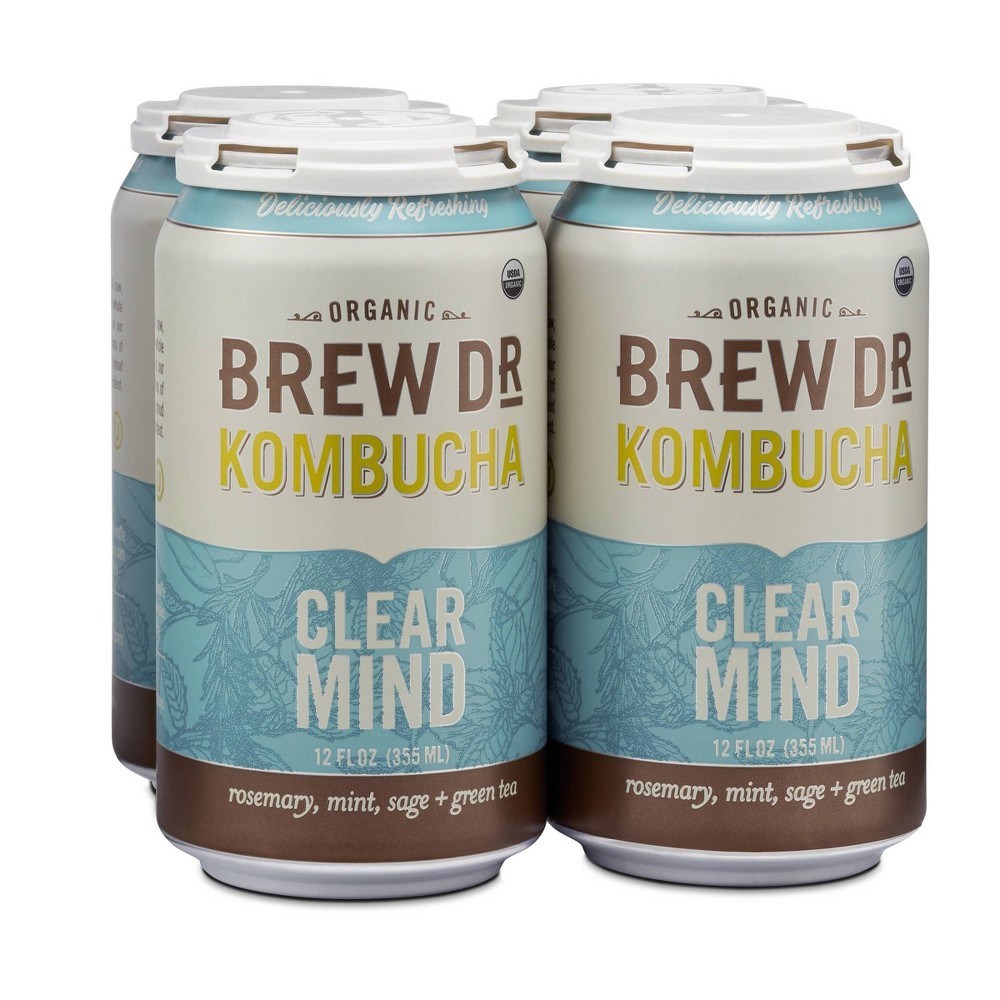 CLEAR MIND ROSEMARY, MINT, SAGE + GREEN TEA KOMBUCHA