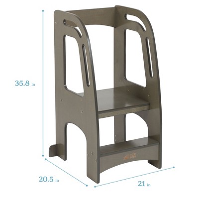 ECR4Kids Chef's Helper Kitchen Step Stool Tower with Handles, Childrens ...