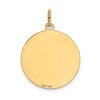 Black Bow Jewelry 14k Yellow Gold Laser Etched Chihuahua Disc Pendant, 19mm - 3 of 4