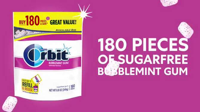 Orbit Bubblemint Sugar Free Gum - 180ct, 2 of 10, play video