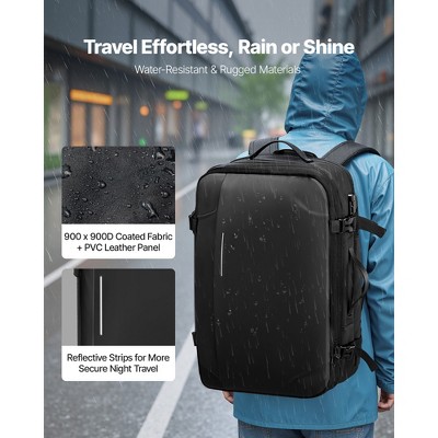 VEVOR Vacuum Travel Backpack, 65L, Expandable Vacuum Seal Compression Travel Backpack, with TSA-Approved Lock, Black （NO PUMP） — фото 6