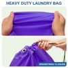 Unique Bargains Washable Travel Camping Drawstring Closure Laundry Bags - 3 of 4