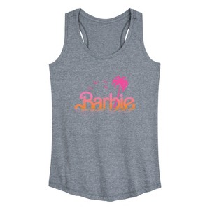 Women's - Barbie - Water Felection Logo Graphic Racerback Tank - 1 of 4