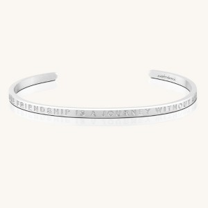 Mantra Jewelry - A True Friendship Is A Journey Without An End - 1 of 4