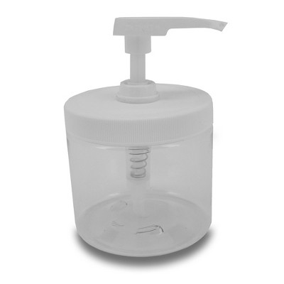 Royal Massage 16oz Empty Massage Oil/Lotion/Cream Pump Jar with Lock Twist Top