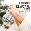 Lomsoe Penguin Christmas Ornament Christmas Tree Ornament Christmas Gifts Ceramic Hanging Ornament Christmas Decor Funny Penguin Lovers Gift - 2 of 4