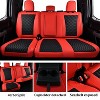 Fit 2015-2023 F150, 2017-2023 F250 F350 Coverado Crew Cab Custom Seat Covers Front and Back Full Set Waterproof Faux Leather - 4 of 4