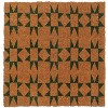 KAF Home Quilted Star Coir Doormat with Heavy-Duty, Non-Slip PVC Backing - 17 by 30 Inches - 2 of 3