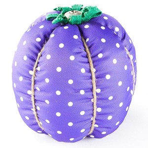The Lakeside Collection Plush Pumpkin Decoration - Halloween, Harvest Centerpiece, Mantle Décor - 1 of 4