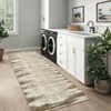 Modern Abstract Striped Area Rug Machine Washable Stain Resistant Indoor Carpet Low Pile Non Slip Non Shedding Floor Cover for Living Room Bedroom - 3 of 4
