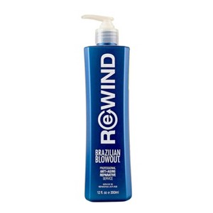 Brazilian Blowout Rewind Anti-Aging Reparative Service (12 oz) - Rewind, Restore, Redefine Your Hair's Story - 1 of 4
