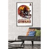 Trends International NFL Washington Commanders - Drip Helmet 22 Framed Wall Poster Prints - 2 of 4
