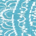 light blue/white