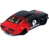 Mazda RX-3 Liberty Walk RHD (Right Hand Drive) #3 "ADVAN" Red and Black 1/64 Diecast Model Car by Inno Models - 3 of 4
