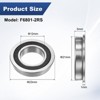 Unique Bargains Chrome Steel Rubber Shielded Flanged Ball Bearing - 3 of 4