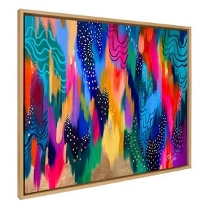 Kate & Laurel All Things Decor 31.5"x41.5" Sylvie EV Brushstroke 128 Wall Art by Jessi Raulet of Ettavee - 1 of 4
