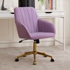 TiramisuBest Adjustable Ergonomic Office Chair,Swivel Home & Bedroom Chair with Comfortable Backrest and Seat, Baby Blue - 2 of 4
