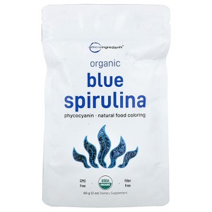 Micro Ingredients Organic Blue Spirulina, 2 oz (60 g) - 1 of 2